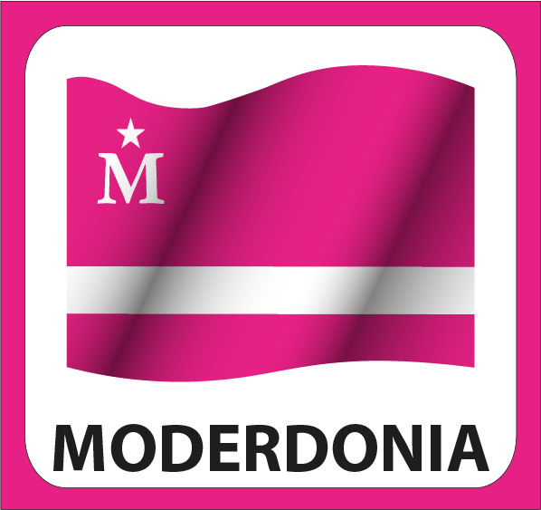 Bandera de Moderdonia - La Vida Moderna