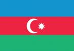 Bandera de sobremesa de Azerbaijan