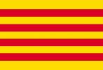 Bandera de sobremesa de Cataluña
