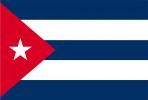 Bandera de sobremesa de Cuba