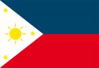 Bandera de sobremesa de Filipinas