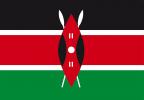 Bandera de sobremesa de Kenia