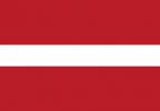Bandera de sobremesa de Letonia