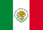 Bandera de sobremesa de México