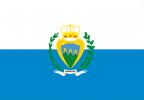 Bandera de sobremesa de San Marino