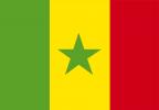 Bandera de sobremesa de Senegal