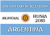 Bandera de Argentina Mundial 2018