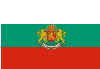 Bandera de Bulgaria con escudo