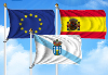Bandera de Pack Galicia  (Unión Europea, España y Galicia)