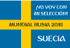Bandera de Suecia Mundial 2018