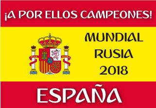 Bandera de España Mundial 2018